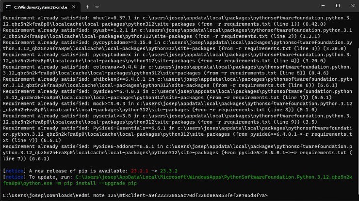 Installation Requirements Process