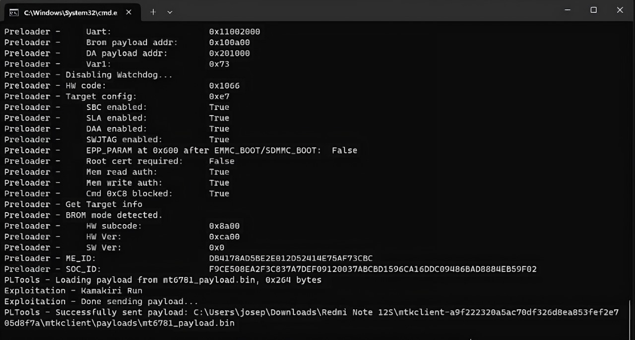Bypass Process Result